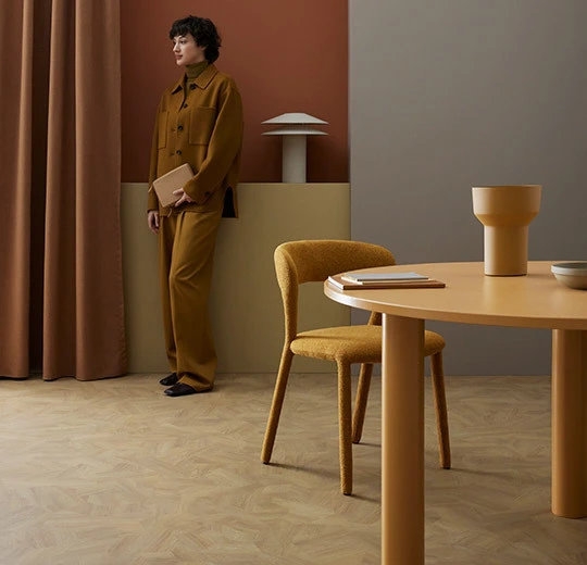 Forbo Sarlon Wood 15 dB / 19 dB - Akustikbelag - 98503T4315/19 natural shaped wood