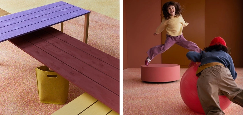 Forbo Sarlon Colour 15 dB / 19 dB - Akustikbelag - 90706T4315/19 floral halo