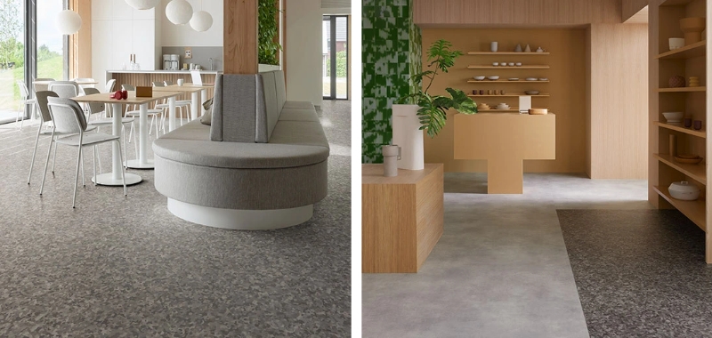 Forbo Sarlon Material 15 dB / 19 dB - Akustikbelag - 90909T4315/19 grey mimetico