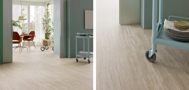 Forbo Sarlon Material 15 dB / 19 dB - Akustikbelag - 91651T4315/19 grey travertine