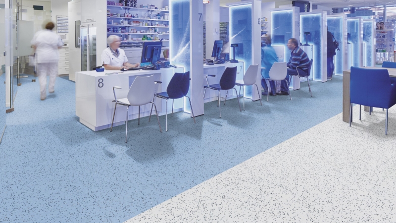 Forbo Sphera EC - Bahnenware - 450037 China blue