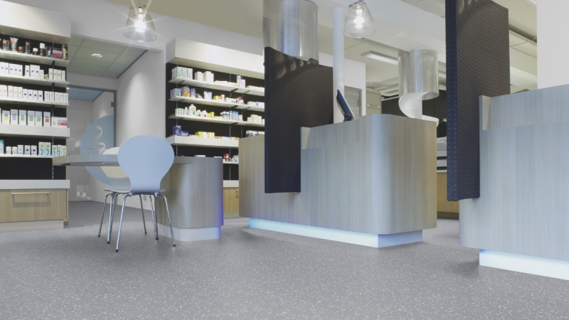 Forbo Sphera SD - Bahnenware - 550005 dark neutral grey