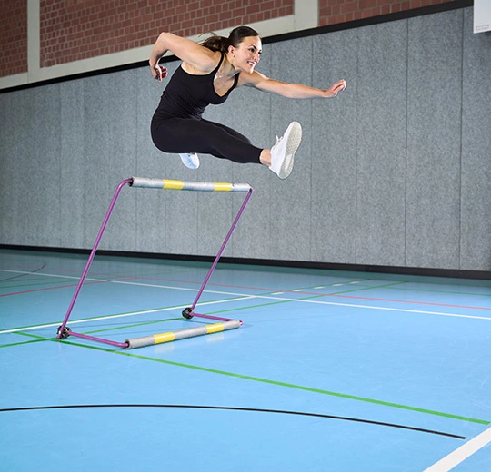 Forbo Marmoleum Sport - 83056 blue Linoleum Bahnenware