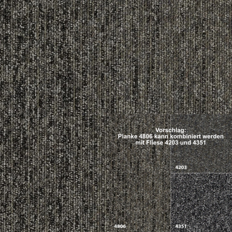 Forbo Tessera Basis Pro Phase - 4806 rock- textile Planke