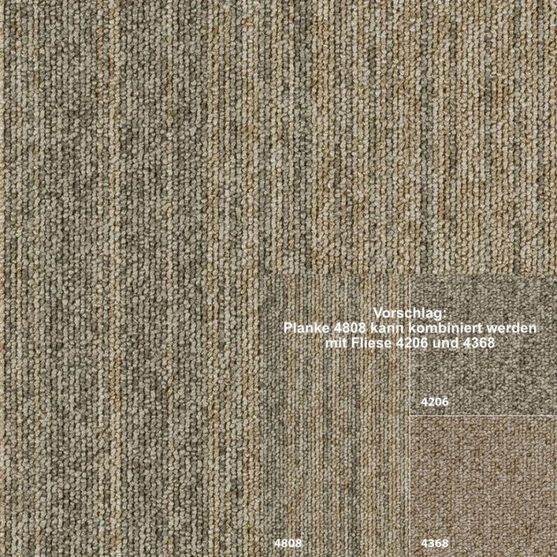 Forbo Tessera Basis Pro Phase - 4808 dune - textile Planke