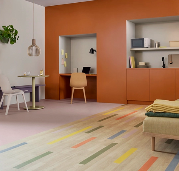 Forbo Eternal Wood - Bahnenware - 36942 colourful planks