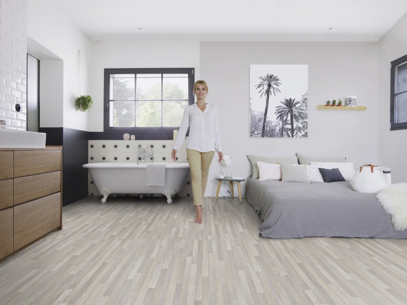 Gerflor PVC-Bahnenware Primetex Concept - 1439 Lodge Milk