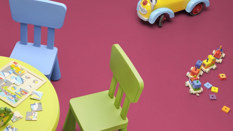 Gerflor Taralay Impression Compact - 1030 Kubes Fuschia