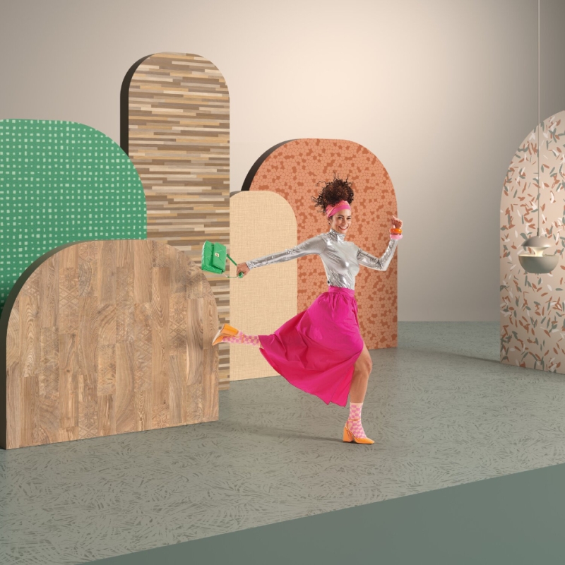 Gerflor Taralay Impression Compact - 1079 Uni Matt Dark Green