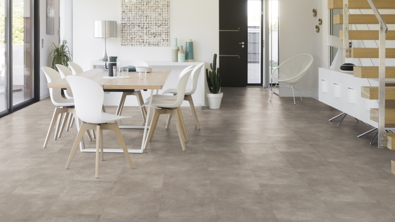 Gerflor Vinylbelag - Gerflor 55 Clic - 0868 Bloom Uni Taupe - SALE