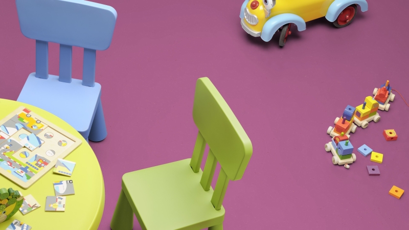 Gerflor DLW COLORETTE NEOCARE™ - 0110 Cadillac Pink Linoleum Bahnenware 2,5 mm