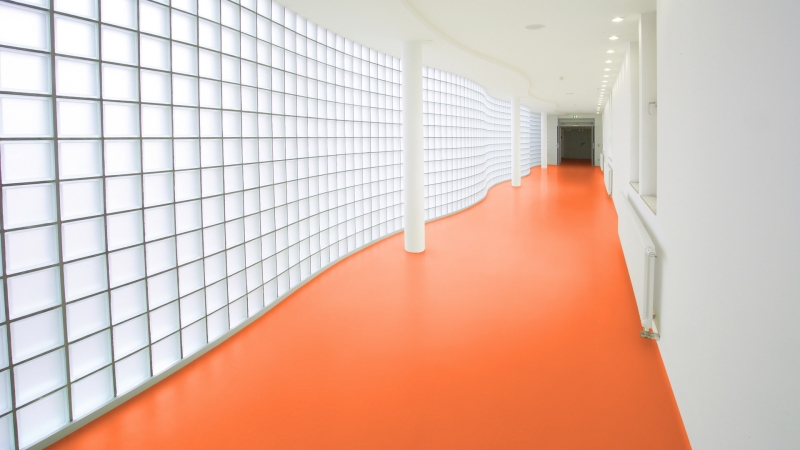 Gerflor DLW COLORETTE NEOCARE™ - 0170 Kumquat Orange Linoleum Bahnenware 2,5 mm