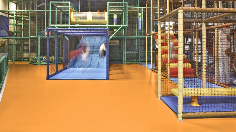 Gerflor DLW Colorette Sport Neocare 4 mm - 1171 Sunsrise Orange Bahnenware