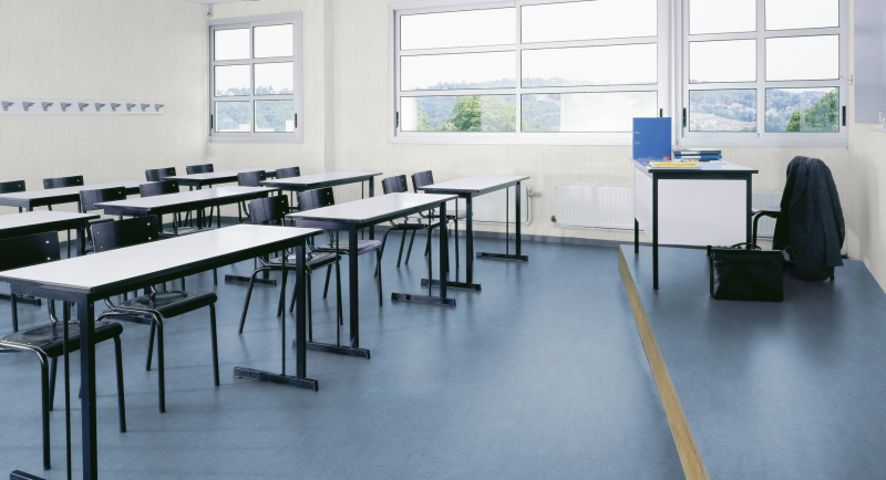 Gerflor DLW Marmorette BFL-S1 NEOCARE™ 0023 Dusty Blue Linoleum