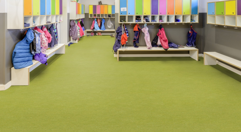 Gerflor DLW Marmorette NEOCARE™ 0132 Lime Green Linoleum Bahnenware 2,5 mm