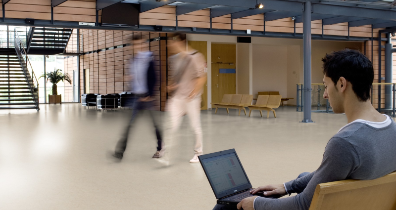 Gerflor DLW Marmorette BFL-S1 NEOCARE™ 0045 Sand Beige Linoleum