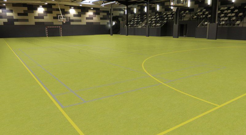 Gerflor DLW Marmorette Sport 3,2 mm - 1132 Lime Green Linoleum Bahnenware