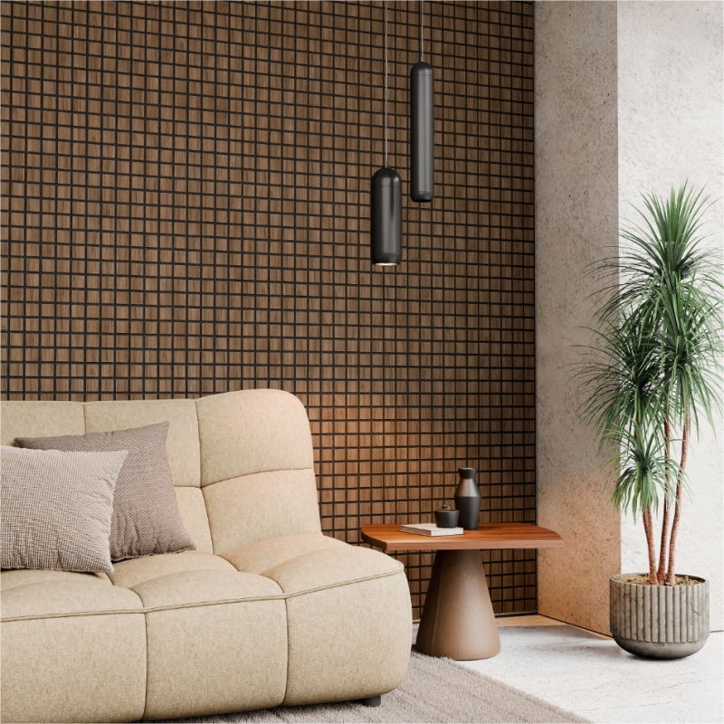 acous Wandpaneele BLOCKBUSTER Eiche rustikal - AC02BS