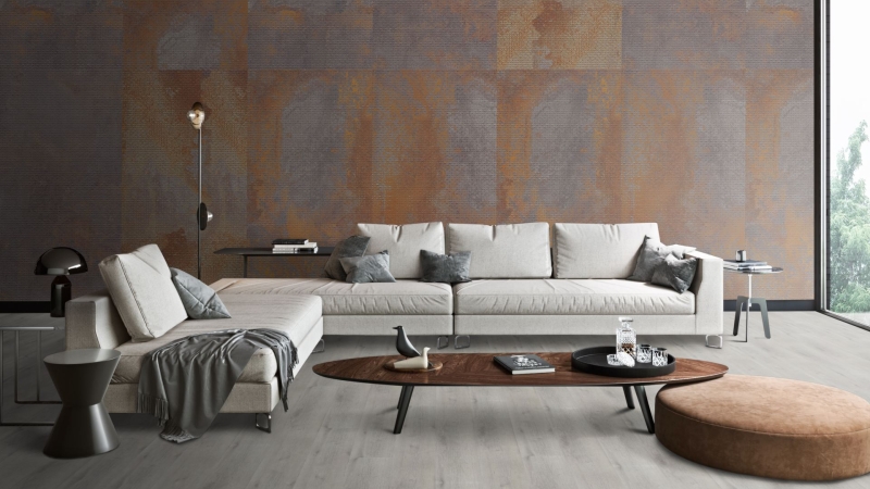 XXL Wandfliese / Duschrückwand Factory | Kobert-In Aluverbundplatte