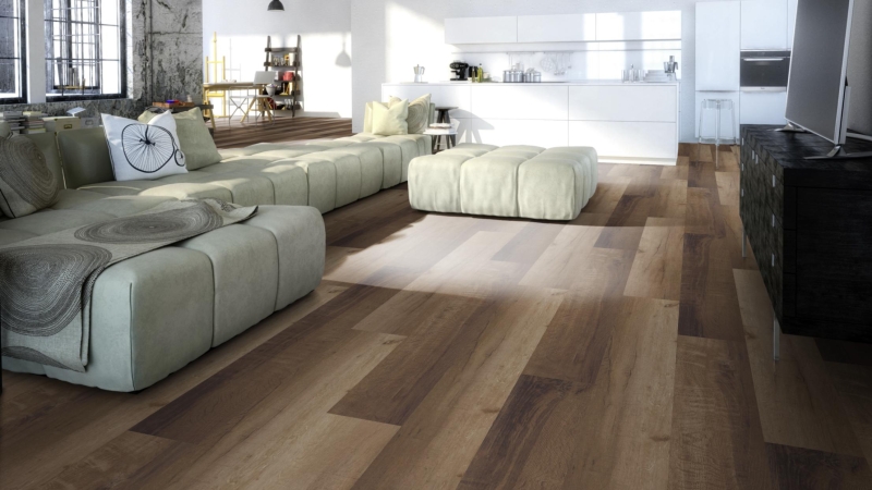 XL-Dielen Klick Vinyl Buckingham Oak | Trittschalldämmung integr. | Sly