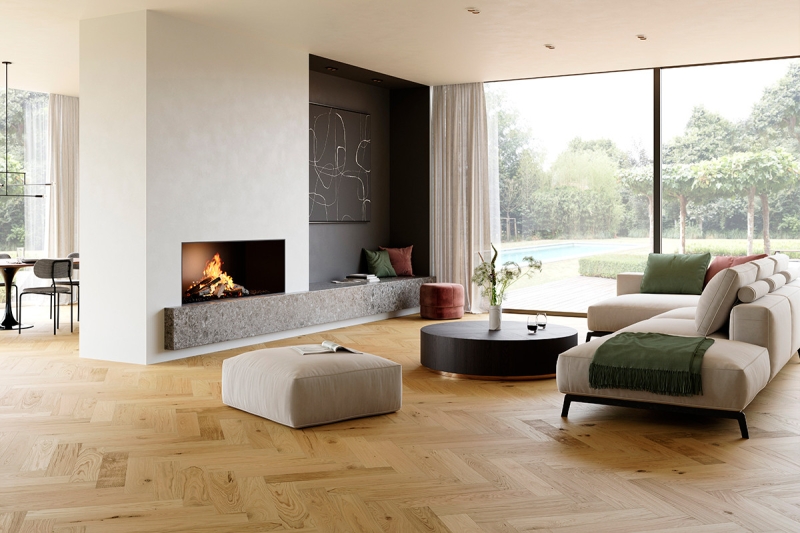 Lamett Parkett | Cottage Fischgrät | Natural | COT HB 120 CL-110