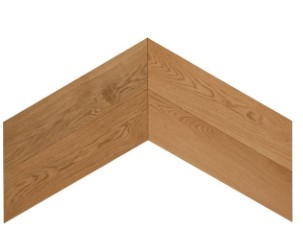 Fertigparkett 2-Schicht Fischgrät 60° naturbelassen gebürstet und RMC endgeölt | Eiche Eleganz