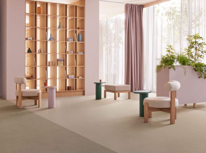Forbo Marmoleum Modular - Farbe t3252 sparrow