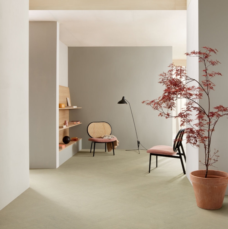 Forbo Marmoleum Modular - Farbe t3860 silver shadow