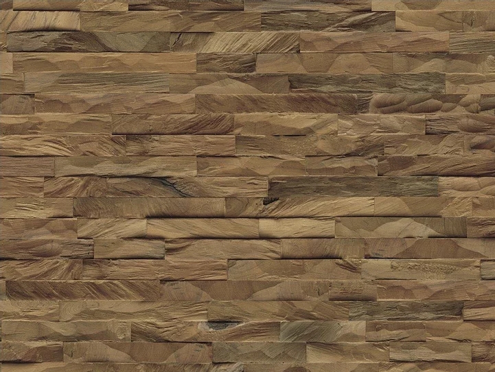 Echtholz Wandverkleidung | Diamondwood Nature (Interlock) | Indo