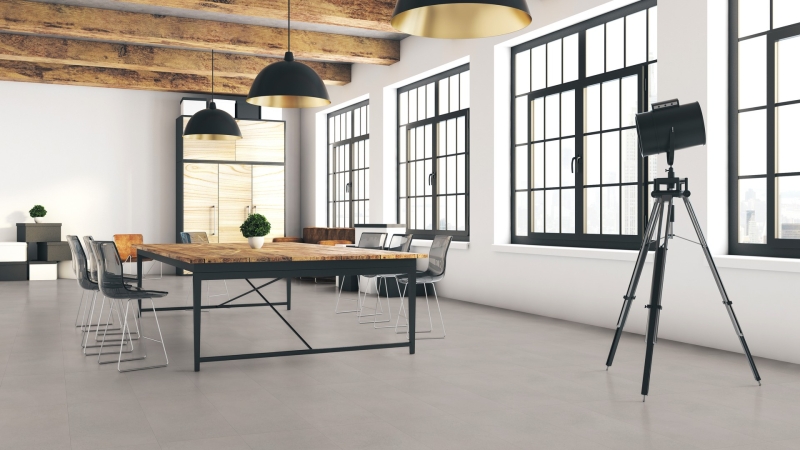 Objectflor - Expona Simplay - Light Cement 2490 Designfliesen