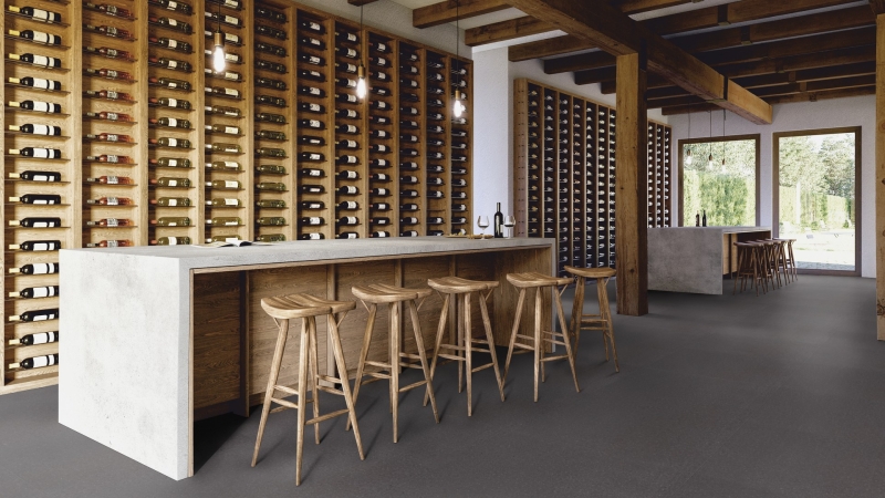 Objectflor - Expona Simplay - Dark Micro Terrazzo 2494 Designfliesen