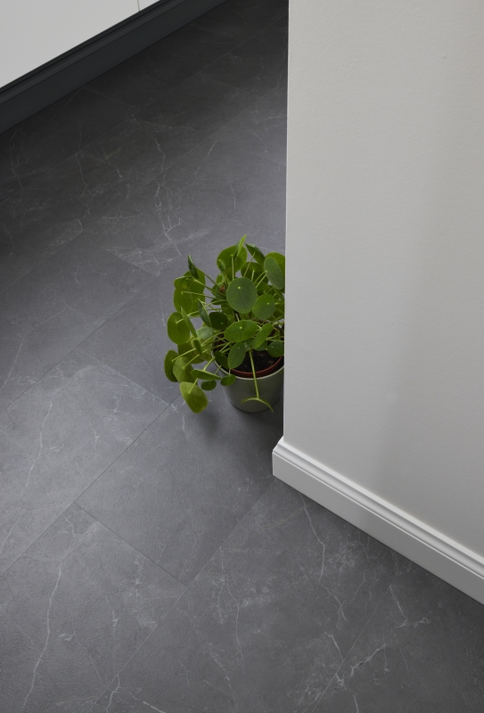 Lamett Parquetvinyl | Caldera Marmo Scuro 615 x 1230 | CAL-4056-IB