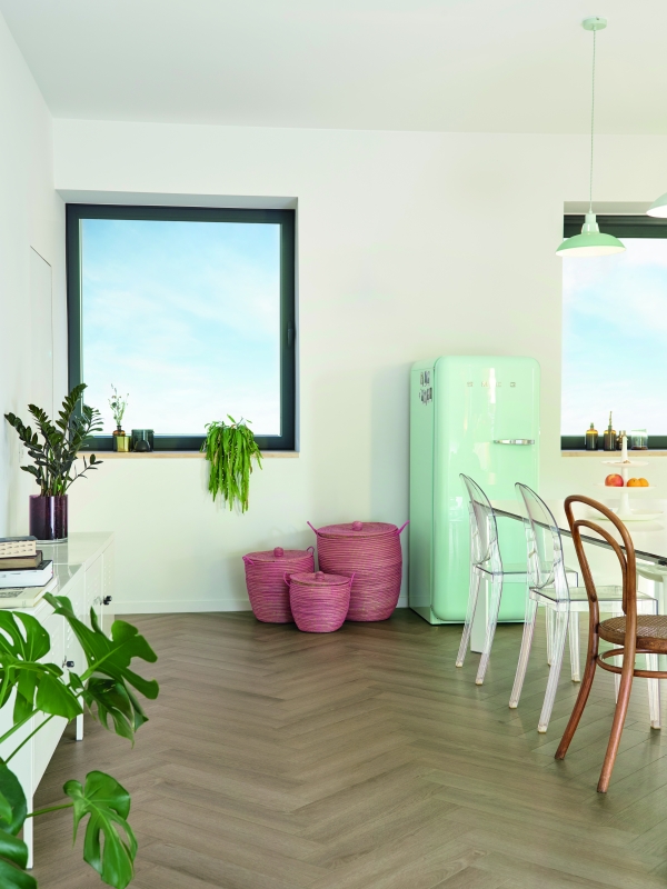 Lamett Parquetvinyl | Sava Almond Fischgrät | SAV HB-2254-IB