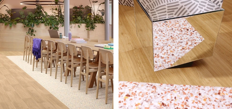 Forbo Sarlon Wood 15 dB / 19 dB - Akustikbelag - 8513T4315/19 blond chill oak