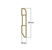Gerflor Dekor-Sockelleiste - passend zum Bodenbelag (Vinyl)