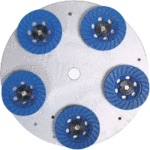 Wolff Schleifteller mit Diamantschleifköpfen