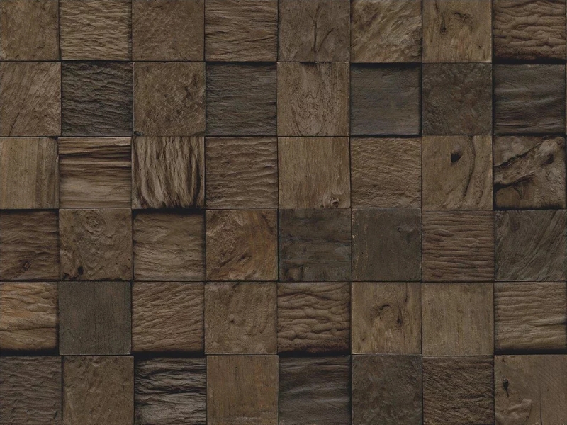 Echtholz Wandverkleidung | Classic Cube Sulawesi | Indo Teakholz