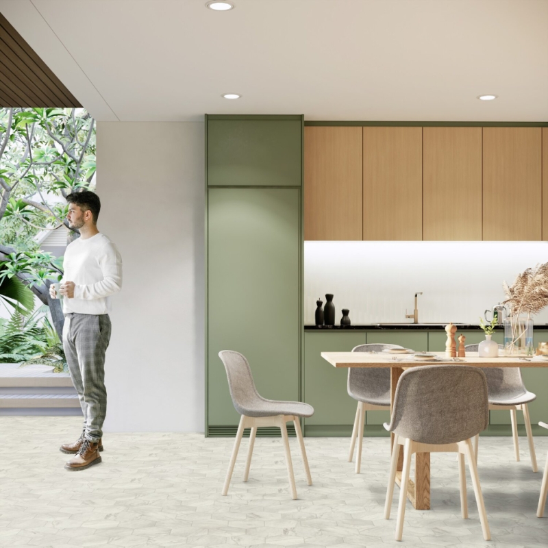 Gerflor Texline Nature - 2381 Hexa Cream