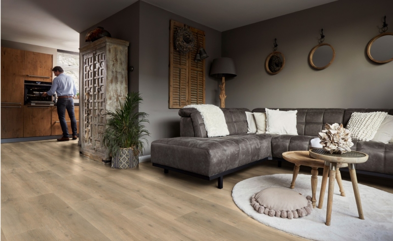 vivafloors Designbelag - Serie 6800 - Eiche 6830 - Klickvariante