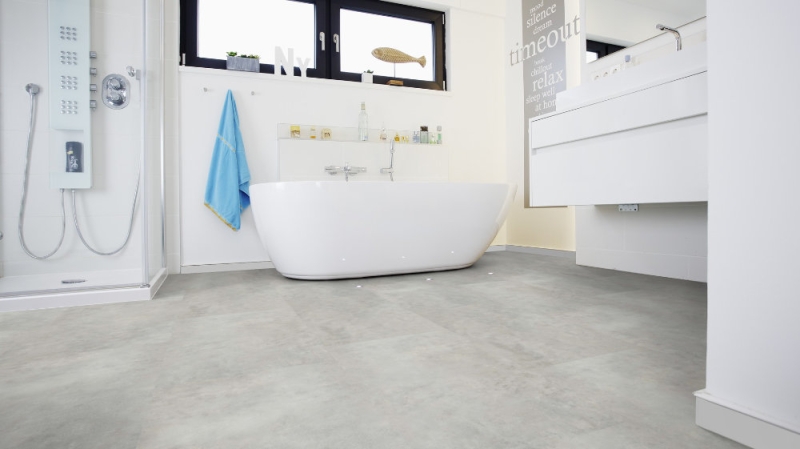 wineo 800 stone XL - DB850SXL Romo Concrete Lightgrey