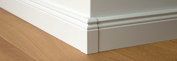 Wineo Sockelleisten 18 / 80 Hamburger Weiß für Wineo Bioboden/Designboden/Laminatboden